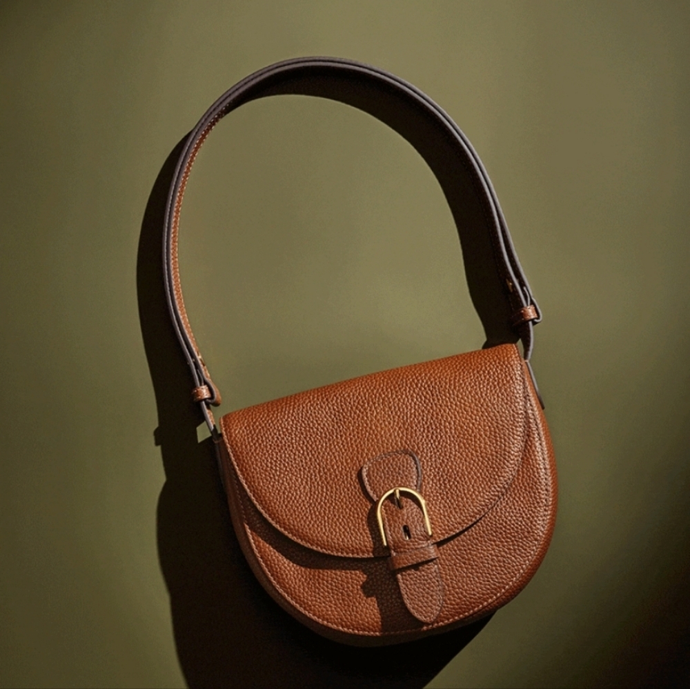 NWT FOSSIL Everleigh Leather Large Flap Crossbody Bag